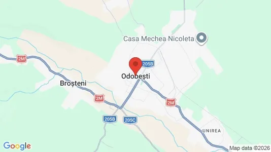 Apartments for rent i Odobeşti - kort over placeringen
