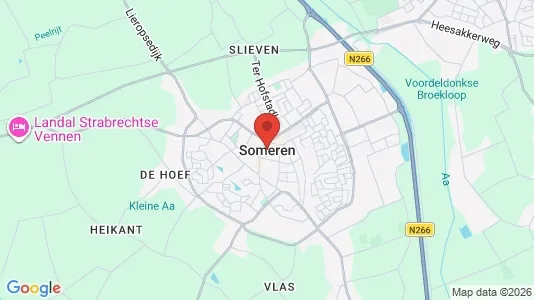 Houses for rent i Someren - kort over placeringen