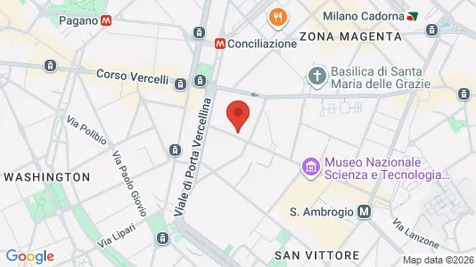 Apartments for rent i Milano Zona 1 - Centro storico - kort over placeringen