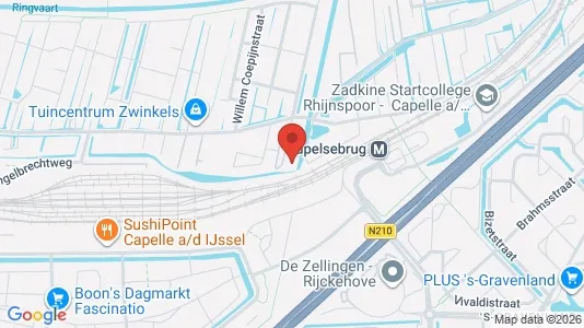 Apartments for rent i Rotterdam Prins Alexander - kort over placeringen
