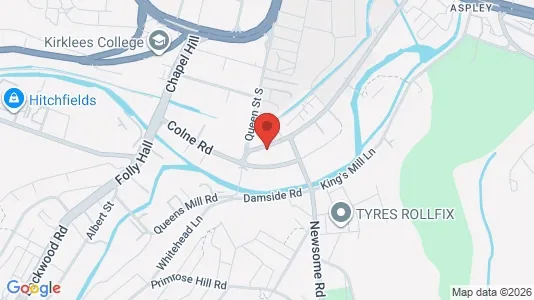 Apartments for rent i Huddersfield - West Yorkshire - kort over placeringen