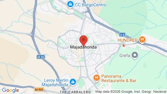 Houses for rent i Majadahonda - kort over placeringen