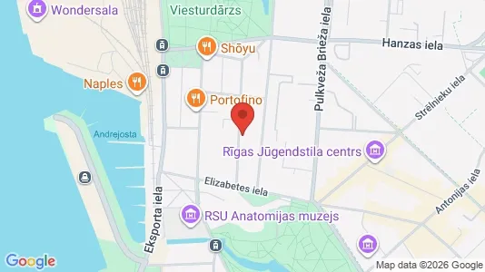 Apartments for rent i Riga Centrs - kort over placeringen
