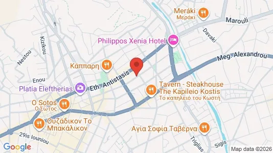 Apartments for rent i Serres - kort over placeringen