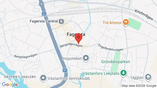 Apartments for rent i Fagersta - kort over placeringen