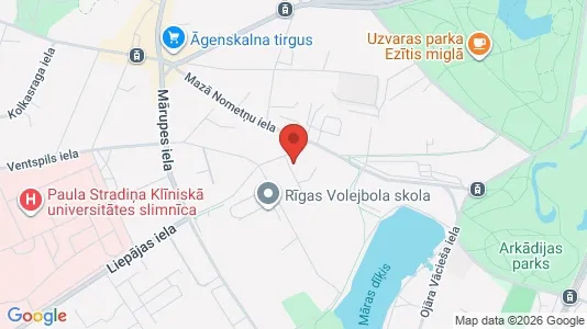 Apartments for rent i Riga Āgenskalns - kort over placeringen