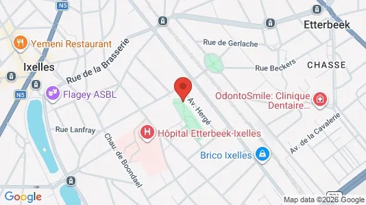Apartments for rent i Brussels Elsene - kort over placeringen