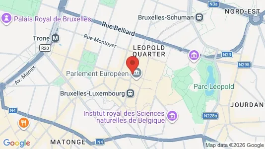 Apartments for rent i Brussels Elsene - kort over placeringen