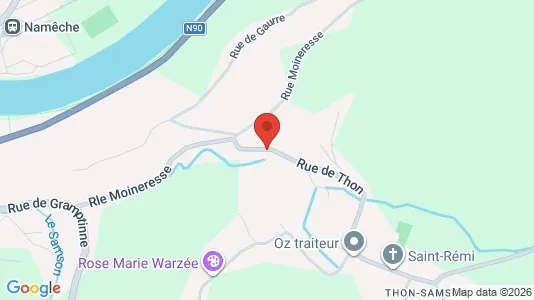 Apartments for rent i Andenne - kort over placeringen