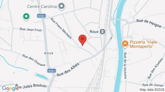 Apartments for rent i Charleroi - kort over placeringen