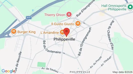 Apartments for rent i Philippeville - kort over placeringen
