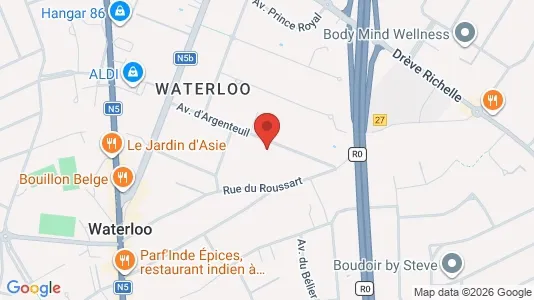 Apartments for rent i Waterloo - kort over placeringen