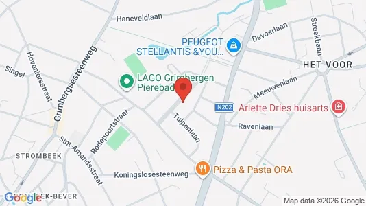 Apartments for rent i Grimbergen - kort over placeringen