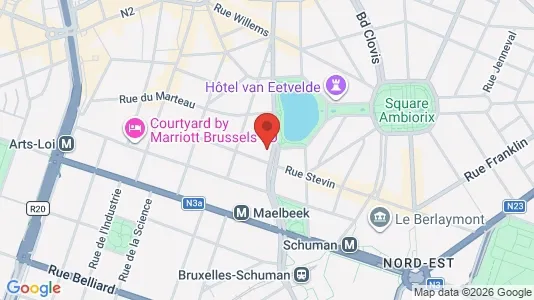 Apartments for rent i Stad Brussel - kort over placeringen