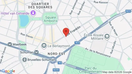 Apartments for rent i Stad Brussel - kort over placeringen