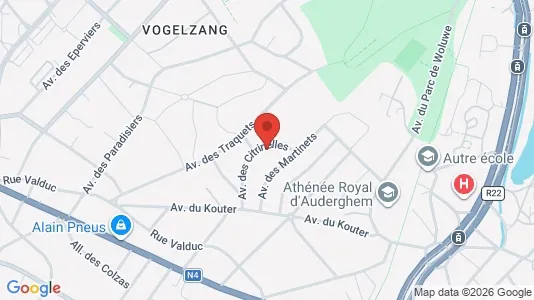 Apartments for rent i Brussels Oudergem - kort over placeringen