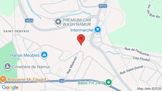 Apartments for rent in Namen - Photo from Google Street View