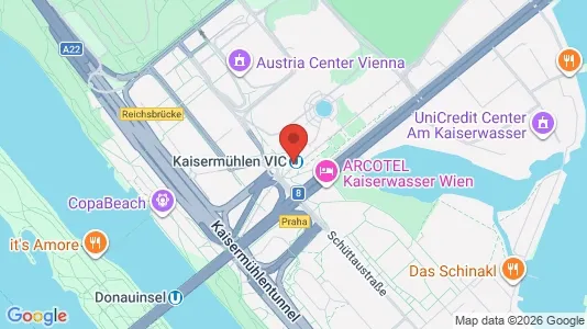 Apartments for rent i Vienna Donaustadt - kort over placeringen