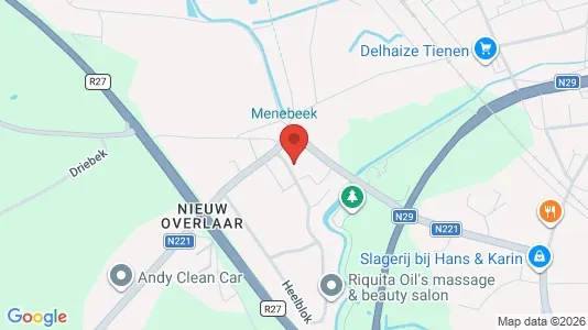 Apartments for rent i Tienen - kort over placeringen