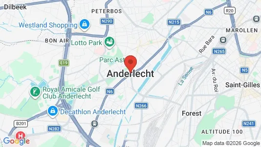 Apartments for rent in Brussels Anderlecht - Photo from Google Street View