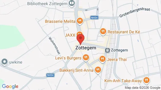 Apartments for rent i Zottegem - kort over placeringen