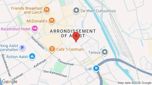 Apartments for rent i Aalst - kort over placeringen