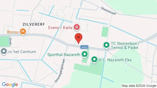 Apartments for rent i Nazareth - kort over placeringen
