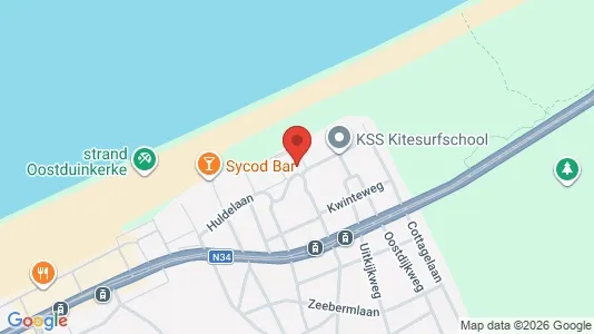 Apartments for rent i Koksijde - kort over placeringen
