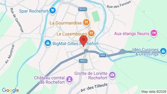 Apartments for rent i Rochefort - kort over placeringen