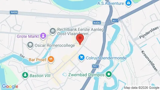 Apartments for rent i Dendermonde - kort over placeringen