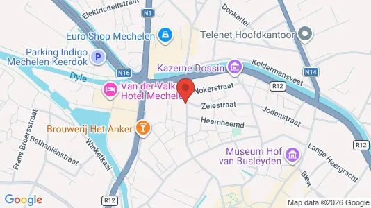 Apartments for rent i Mechelen - kort over placeringen