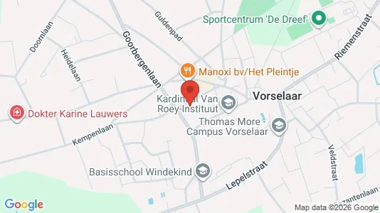 Apartments for rent i Vorselaar - kort over placeringen