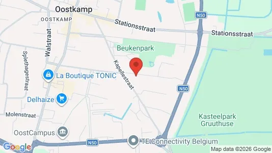 Apartments for rent i Oostkamp - kort over placeringen
