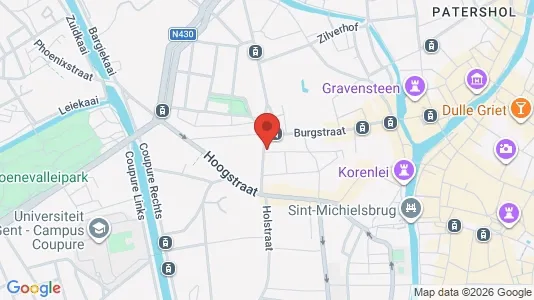 Apartments for rent i Stad Gent - kort over placeringen