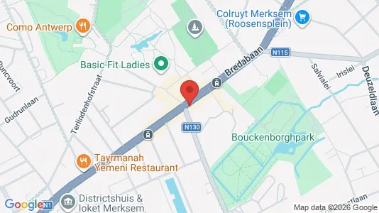Apartments for rent i Antwerp Merksem - kort over placeringen