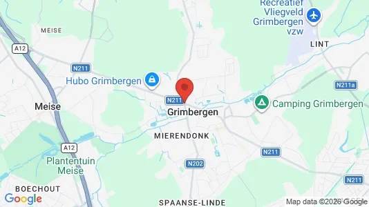 Houses for rent i Grimbergen - kort over placeringen