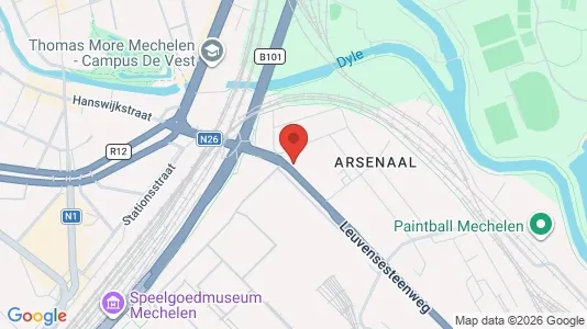 Apartments for rent i Mechelen - kort over placeringen