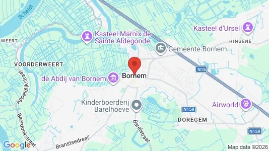 Apartments for rent i Bornem - kort over placeringen