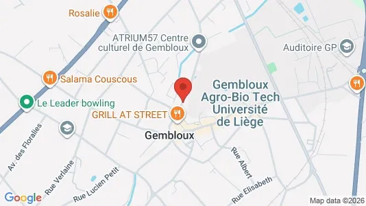 Apartments for rent i Gembloux - kort over placeringen