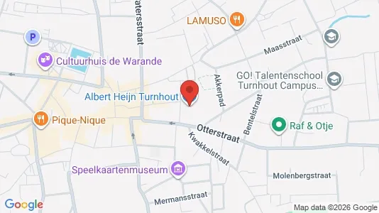 Apartments for rent i Turnhout - kort over placeringen
