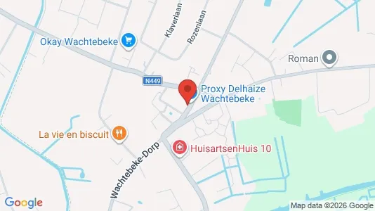 Apartments for rent i Wachtebeke - kort over placeringen