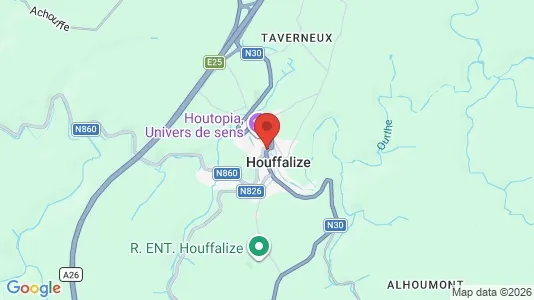 Apartments for rent i Houffalize - kort over placeringen