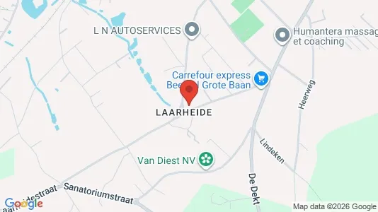 Apartments for rent i Beersel - kort over placeringen