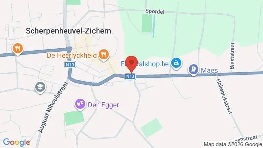 Apartments for rent i Scherpenheuvel-Zichem - kort over placeringen