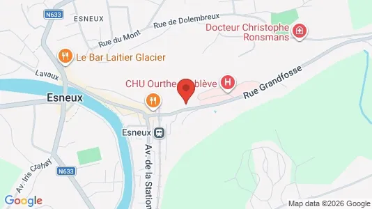 Apartments for rent i Esneux - kort over placeringen