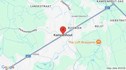 Houses for rent i Kampenhout - kort over placeringen