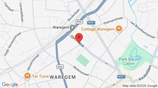 Apartments for rent i Waregem - kort over placeringen