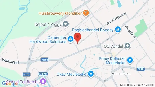 Apartments for rent i Meulebeke - kort over placeringen