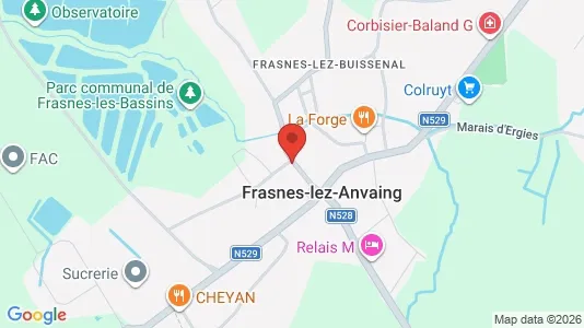 Apartments for rent i Frasnes-lez-Anvaing - kort over placeringen