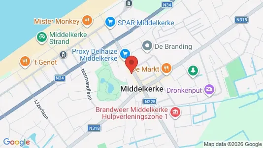 Apartments for rent in Middelkerke - Photo from Google Street View